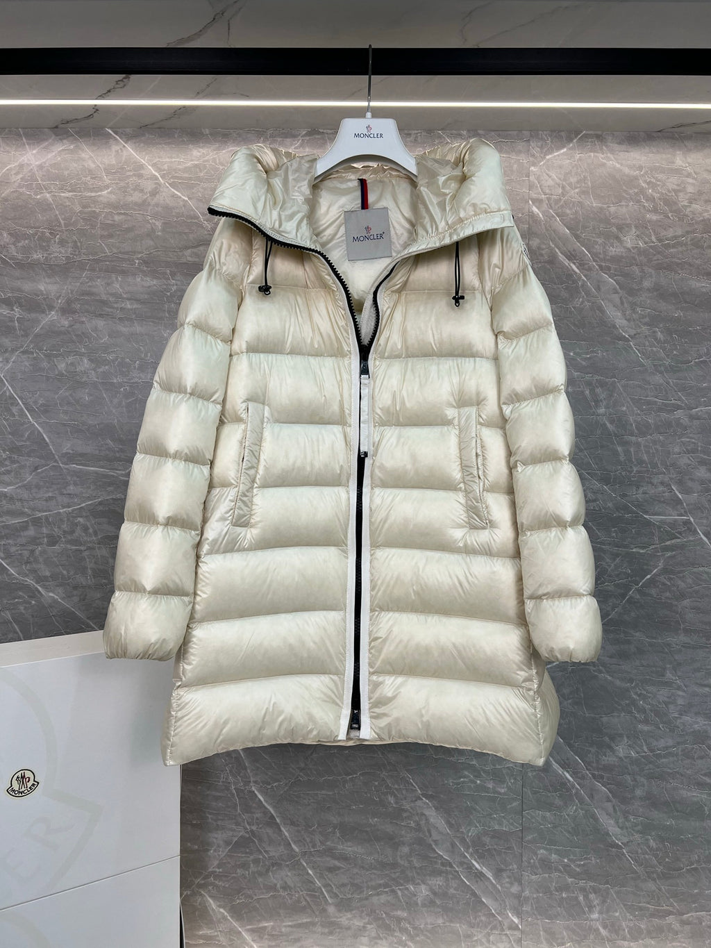 Women’s Mid-Length Hooded Down Jacket – A-Line Silhouette