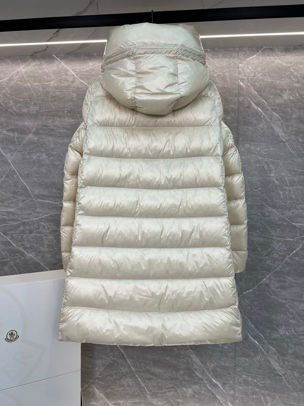 Women’s Mid-Length Hooded Down Jacket – A-Line Silhouette
