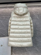 Women’s Mid-Length Hooded Down Jacket – A-Line Silhouette