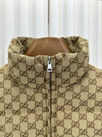 Jacquard Belted Down Jacket | Lightweight & Elegant Winter Essential