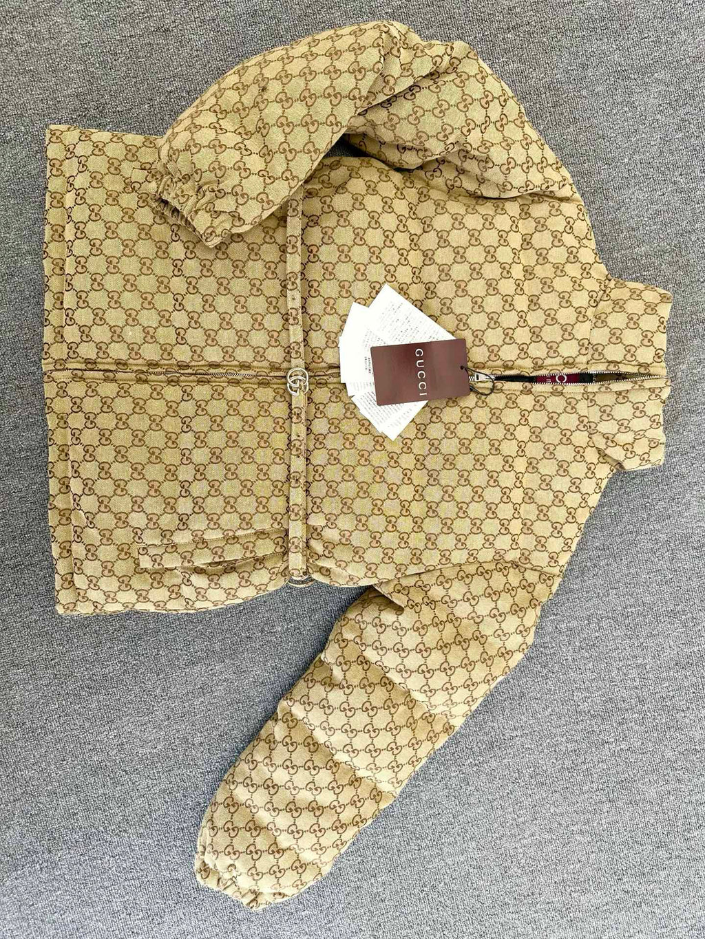 Jacquard Belted Down Jacket | Lightweight & Elegant Winter Essential