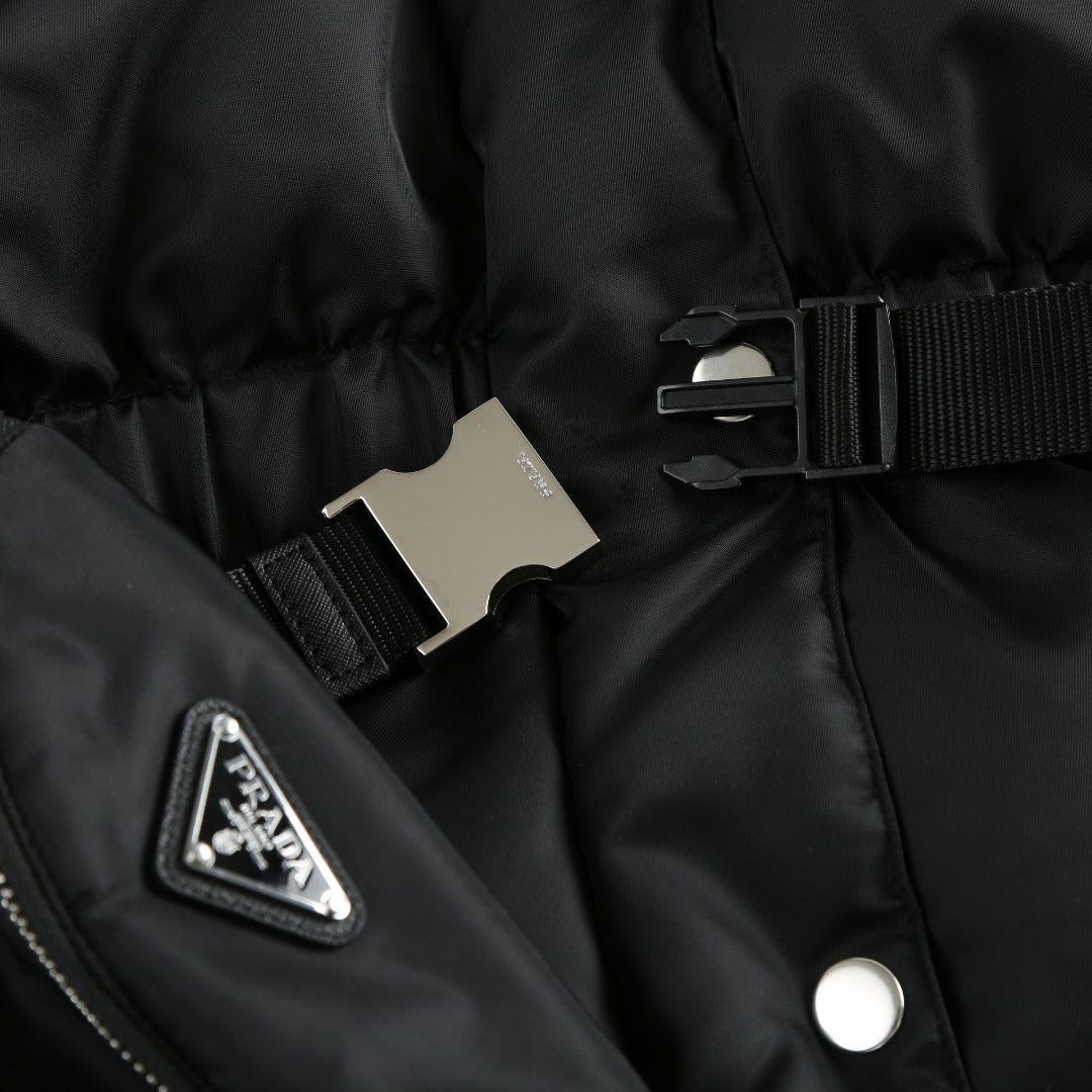 Redefine Winter Style | Premium Recycled Nylon Long Down Jacket | Versatile & Chic