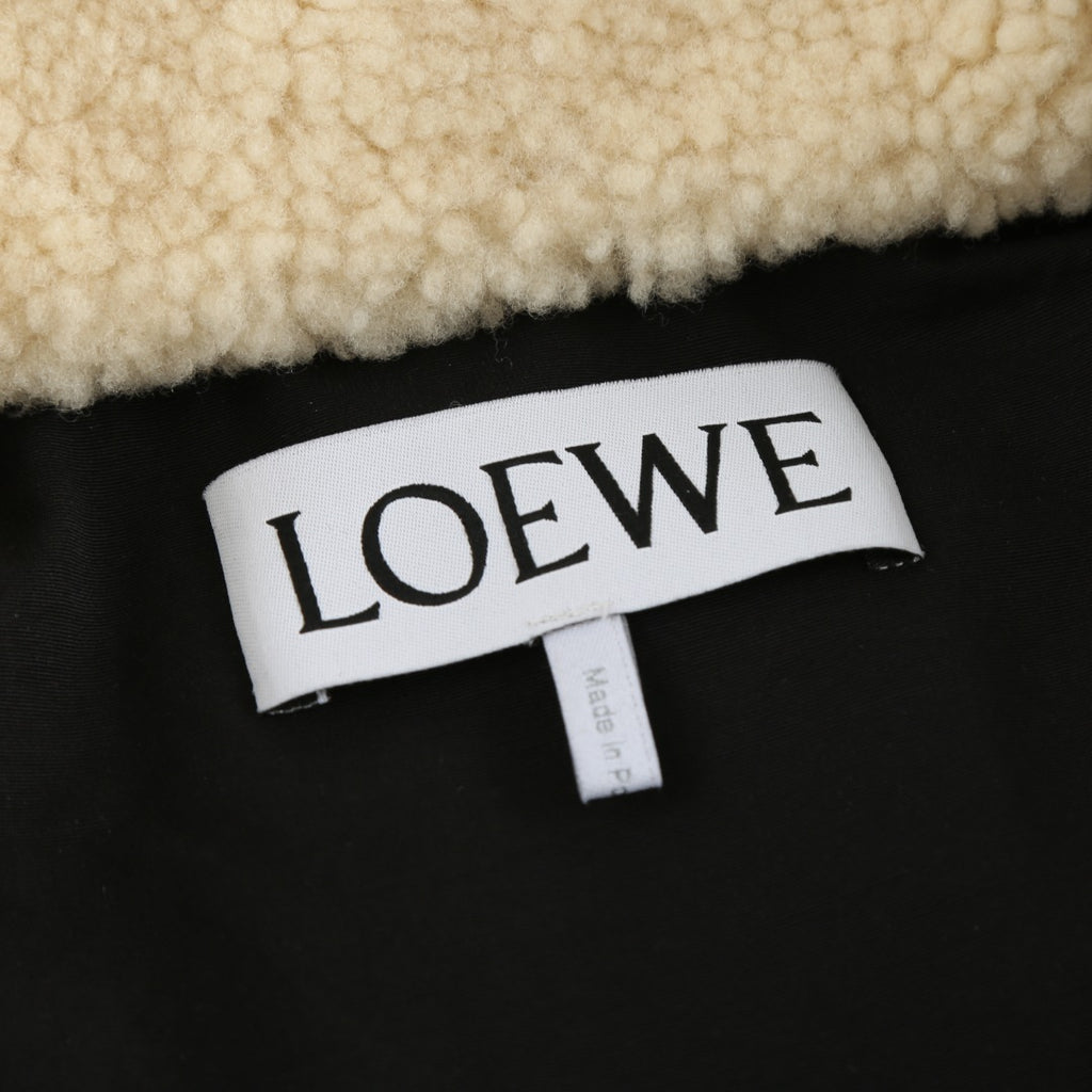 L*0*W Down Vest with Lambswool Collar & Ribbon Accents