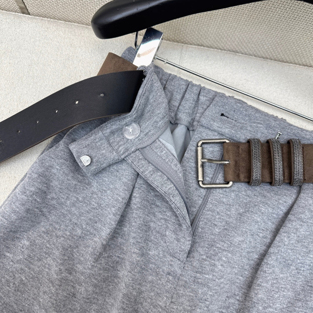 Belted Straight-Leg Pants – Effortless Casual Style