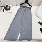 Belted Straight-Leg Pants – Effortless Casual Style
