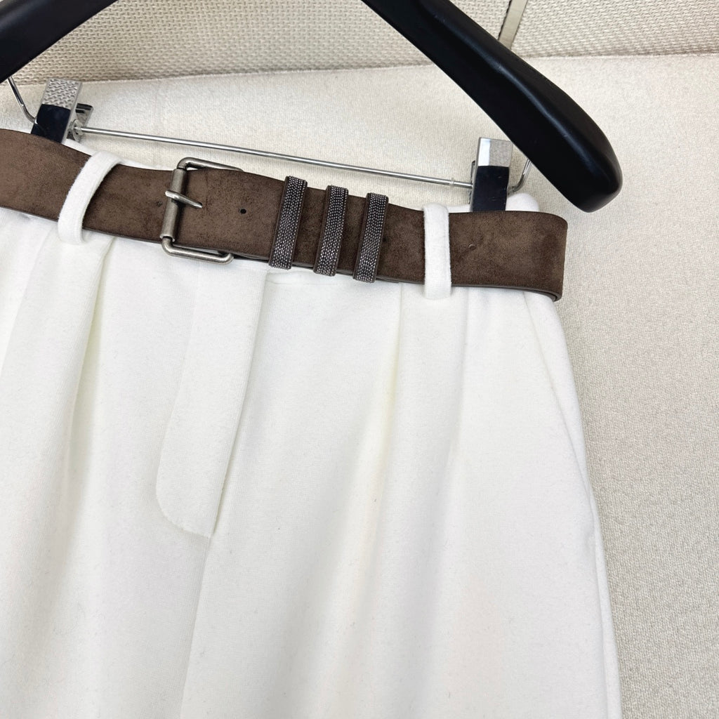Belted Straight-Leg Pants – Effortless Casual Style