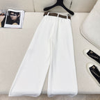 Belted Straight-Leg Pants – Effortless Casual Style
