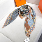 New Luxury Double-Sided Cashmere & Silk Square Scarf — 140×140cm