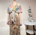 New Luxury Double-Sided Cashmere & Silk Square Scarf — 140×140cm