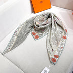 New Luxury Double-Sided Cashmere & Silk Square Scarf — 140×140cm