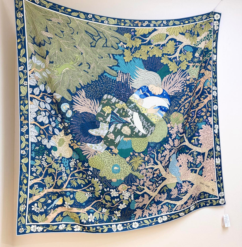 New Luxury Double-Sided Cashmere & Silk Square Scarf — 140×140cm