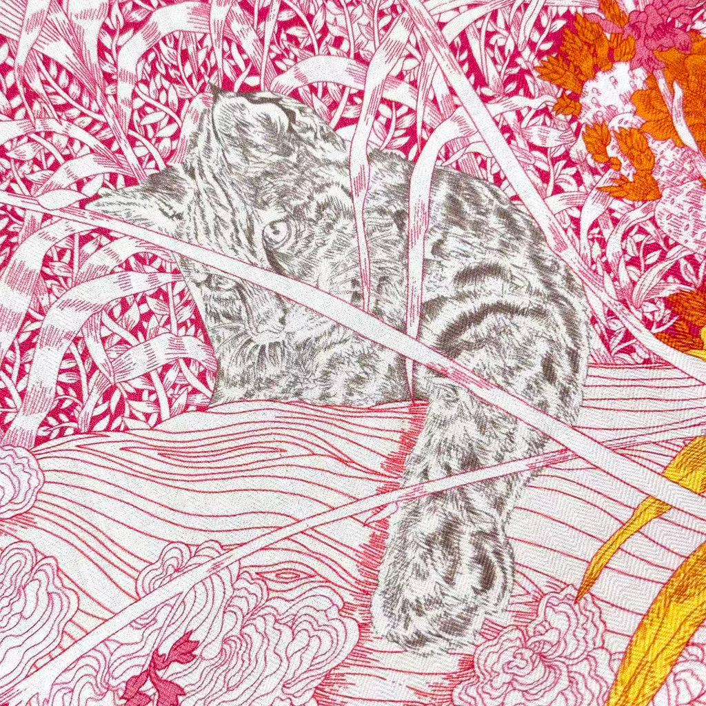 New Luxury Double-Sided Cashmere & Silk Square Scarf — 135 × 135 cm