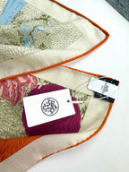 New Luxury Double-Sided Cashmere & Silk Square Scarf — 135 × 135 cm
