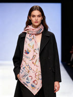 New Luxury Double-Sided Cashmere & Silk Square Scarf — 135 × 135 cm (Copy)