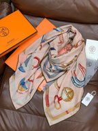 New Luxury Double-Sided Cashmere & Silk Square Scarf — 135 × 135 cm (Copy)