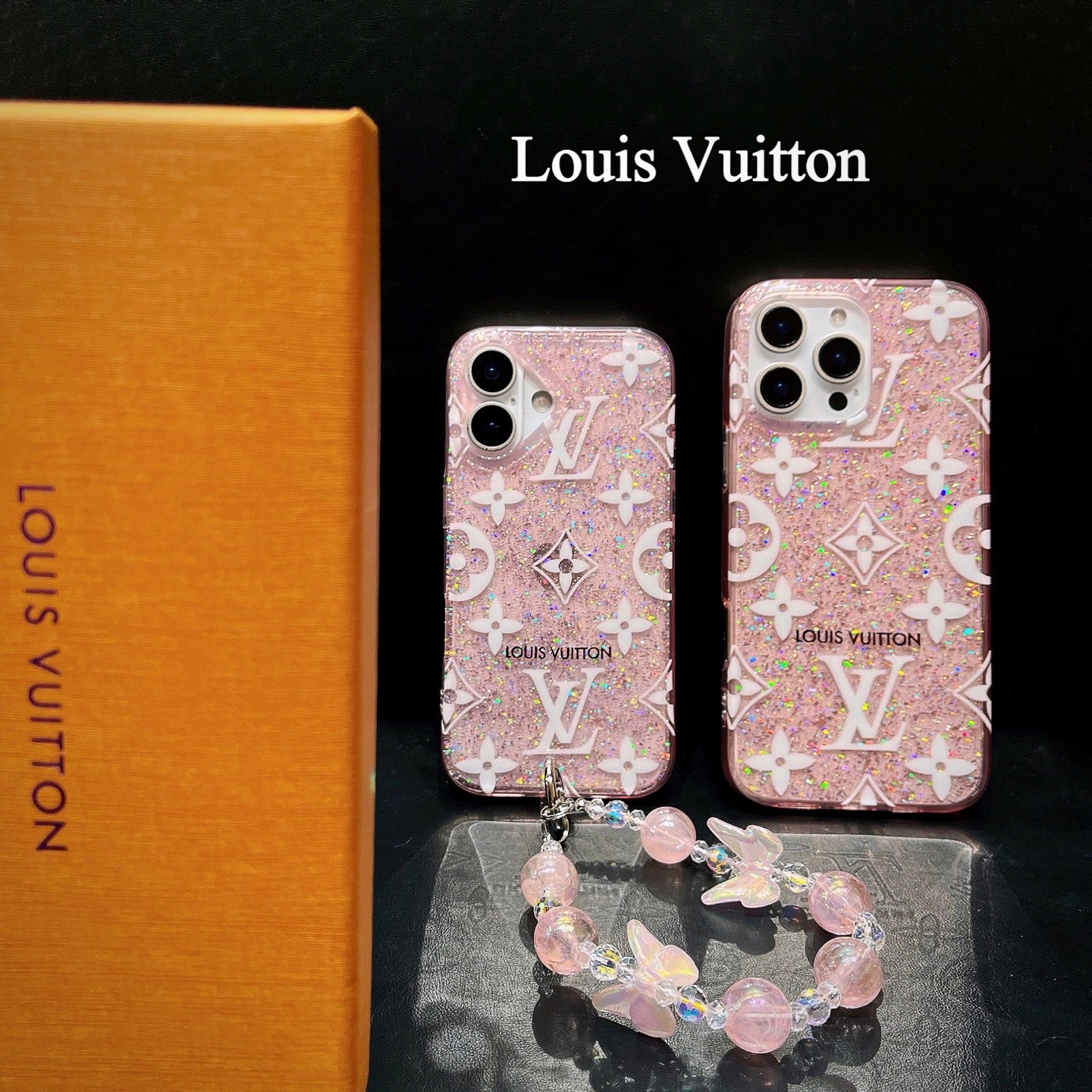 Full-Cover Glitter Phone Case | Metallic Sparkle Finish