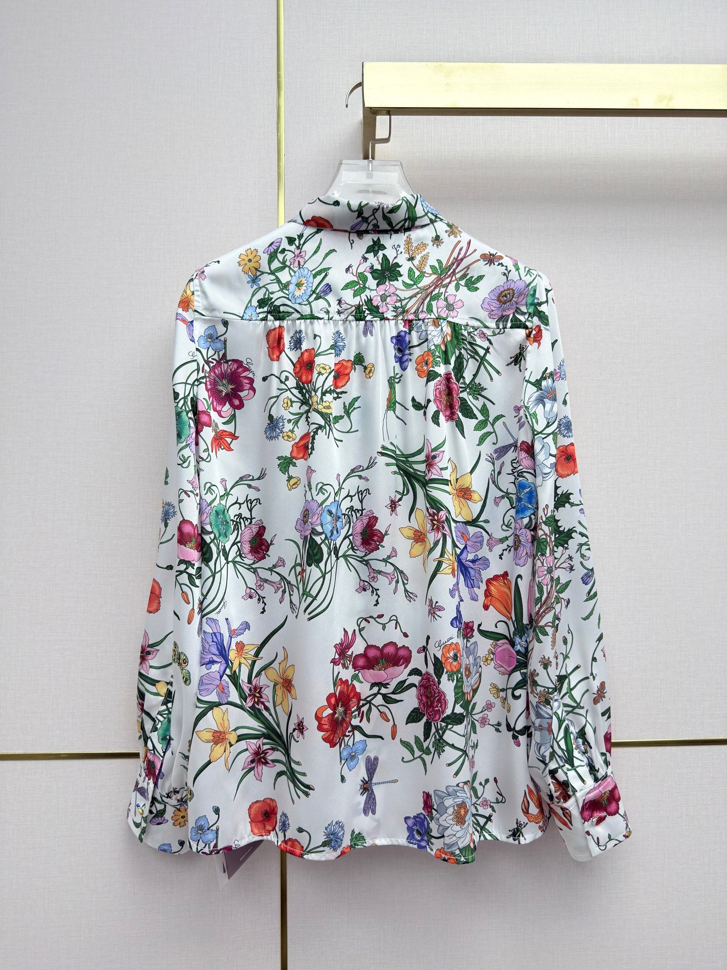 Early Spring Long-Sleeve Floral Shirt