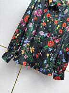 Early Spring Long-Sleeve Floral Shirt