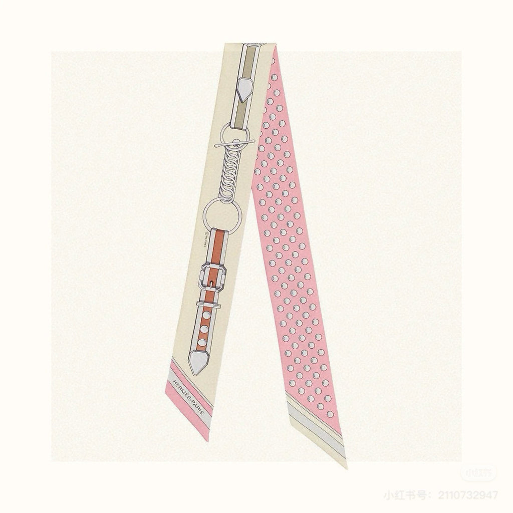 Premium Silk Twilly Scarf – Grand Celebration Edition