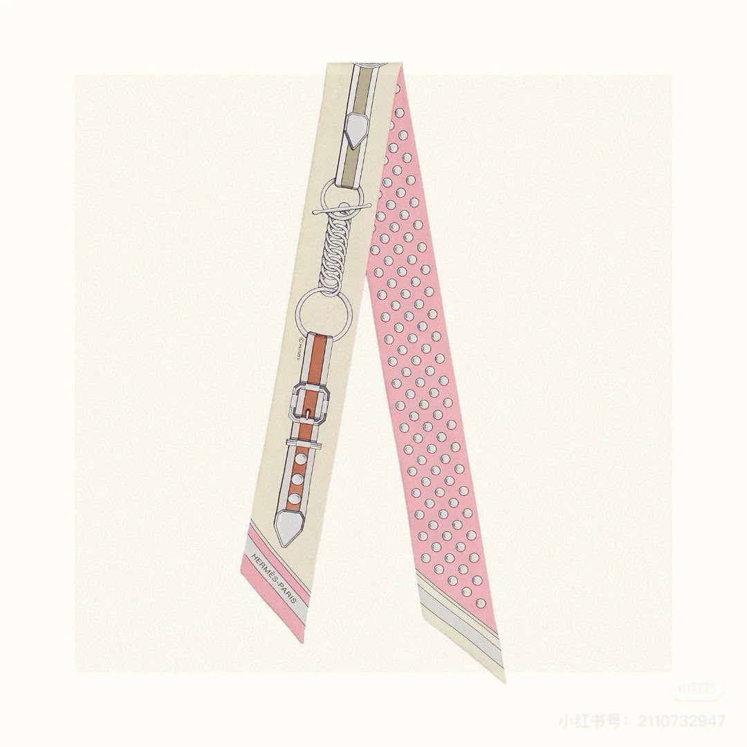 Premium Silk Twilly Scarf – Grand Celebration Edition