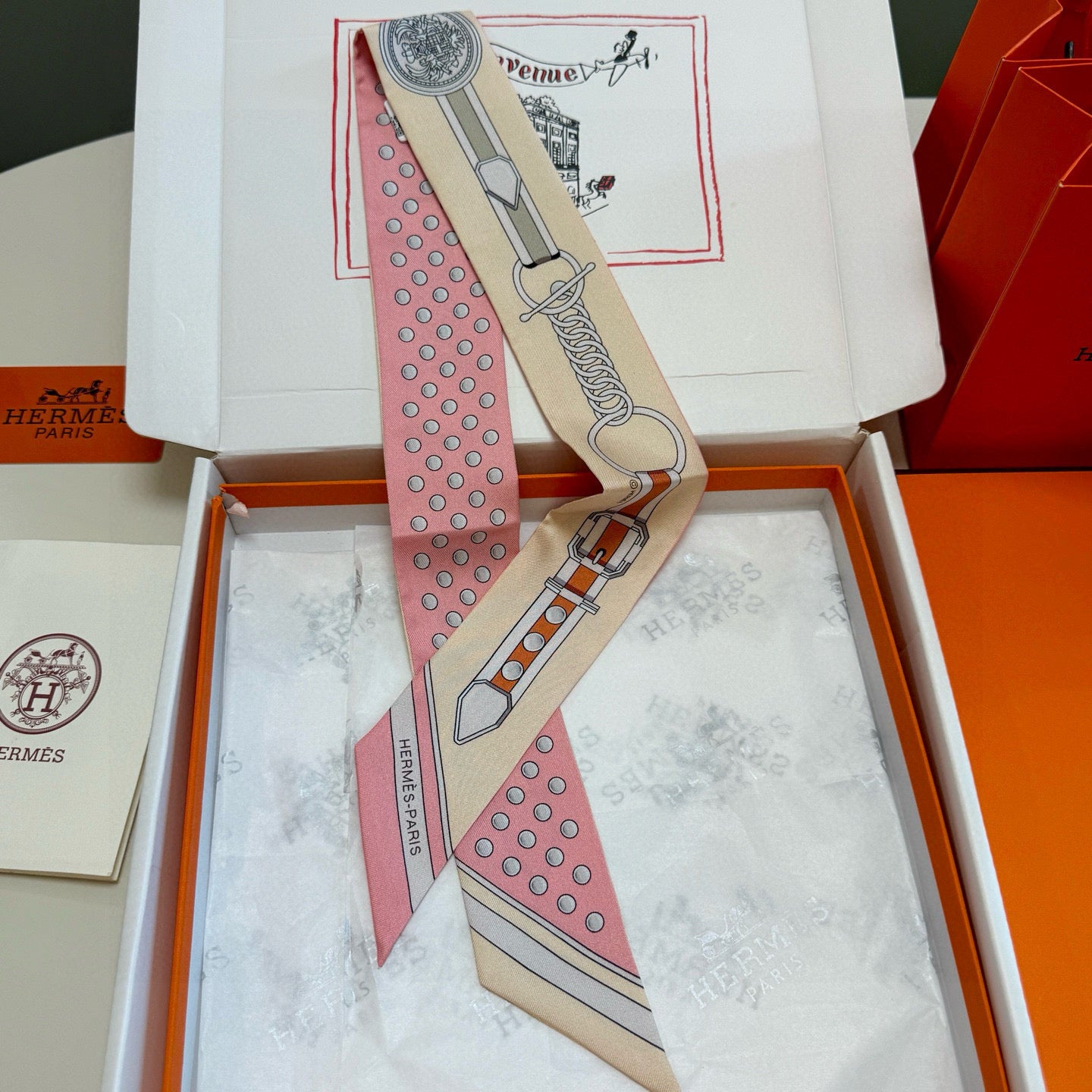 Premium Silk Twilly Scarf – Grand Celebration Edition