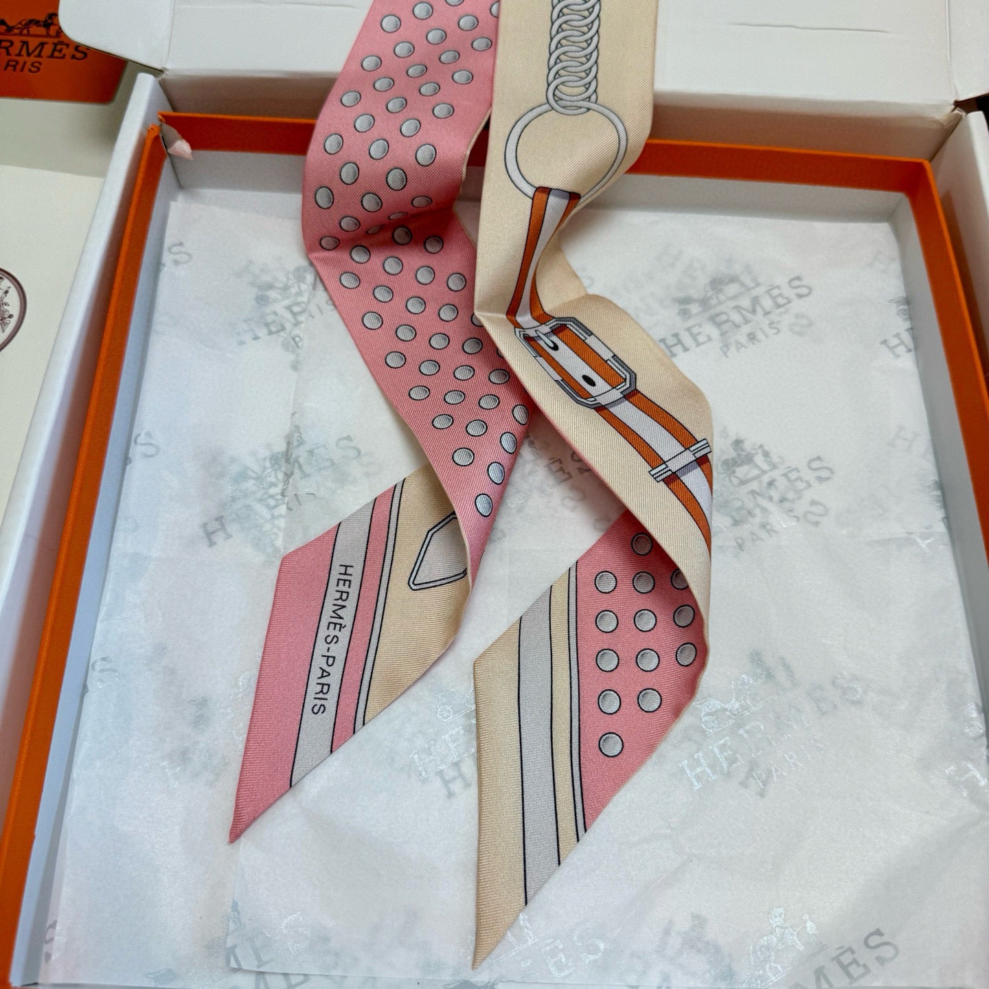 Premium Silk Twilly Scarf – Grand Celebration Edition