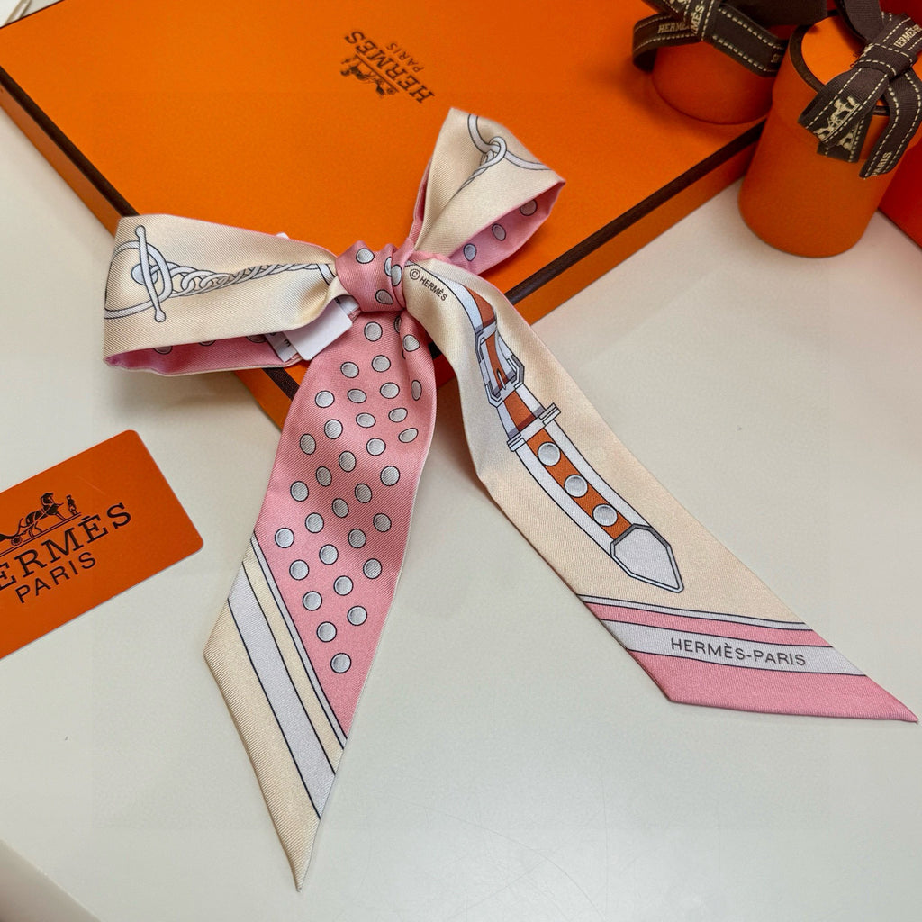 Premium Silk Twilly Scarf – Grand Celebration Edition