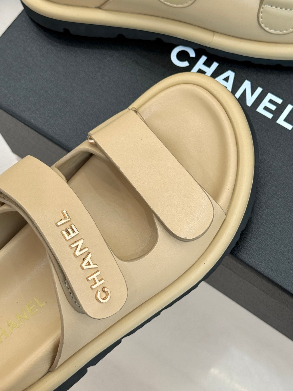 Luxury Platform Slide Sandals – Lambskin Leather