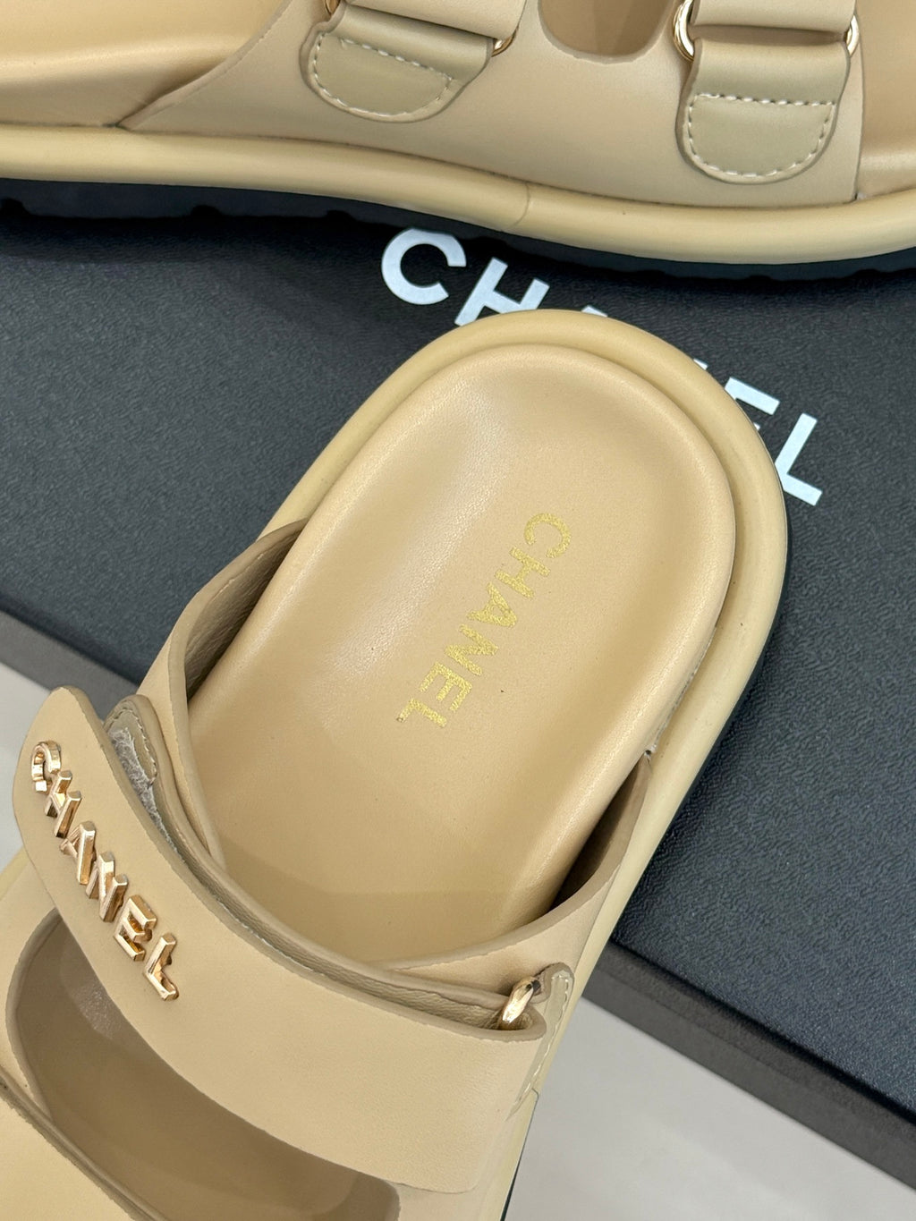 Luxury Platform Slide Sandals – Lambskin Leather