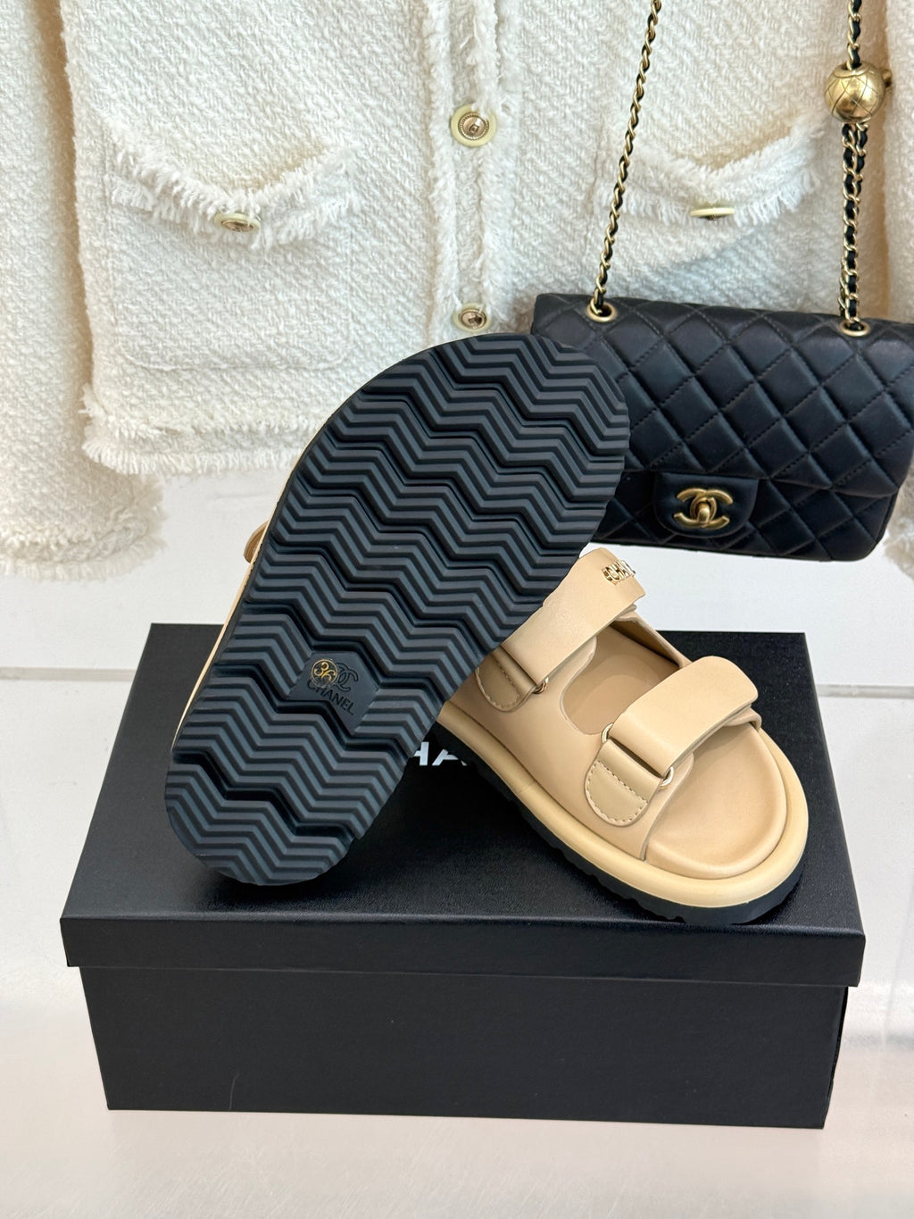 Luxury Platform Slide Sandals – Lambskin Leather