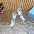 Platform High Heel Sandals – Crystal Detail – (Premium Quality )