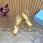 Platform High Heel Sandals – Crystal Detail – (Premium Quality )