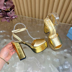Platform High Heel Sandals – Crystal Detail – (Premium Quality )