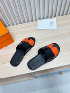 Classic H Slide Sandals – Leather Flat Slides
