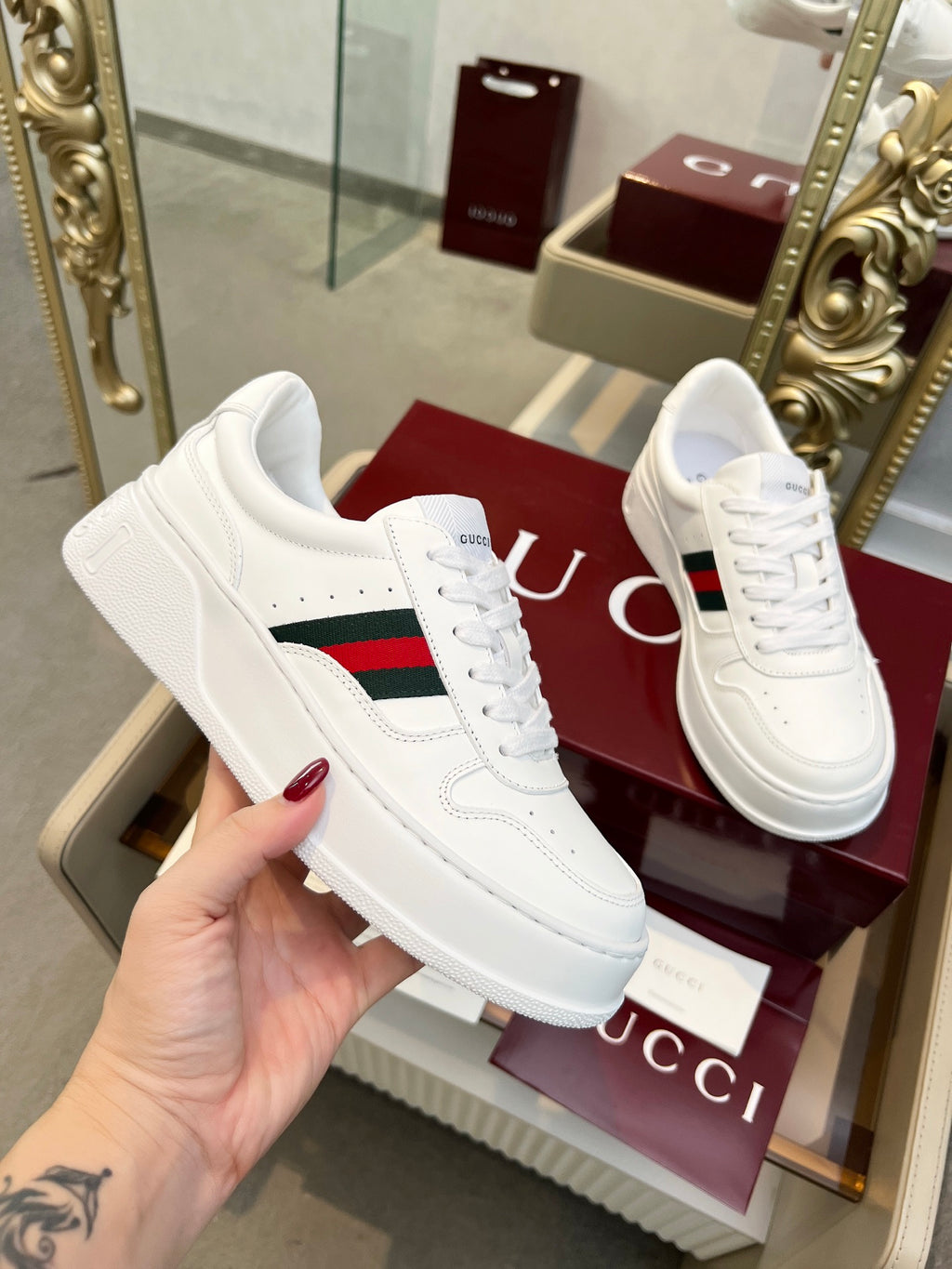 Luxury G Platform Sneakers for Women &  Men