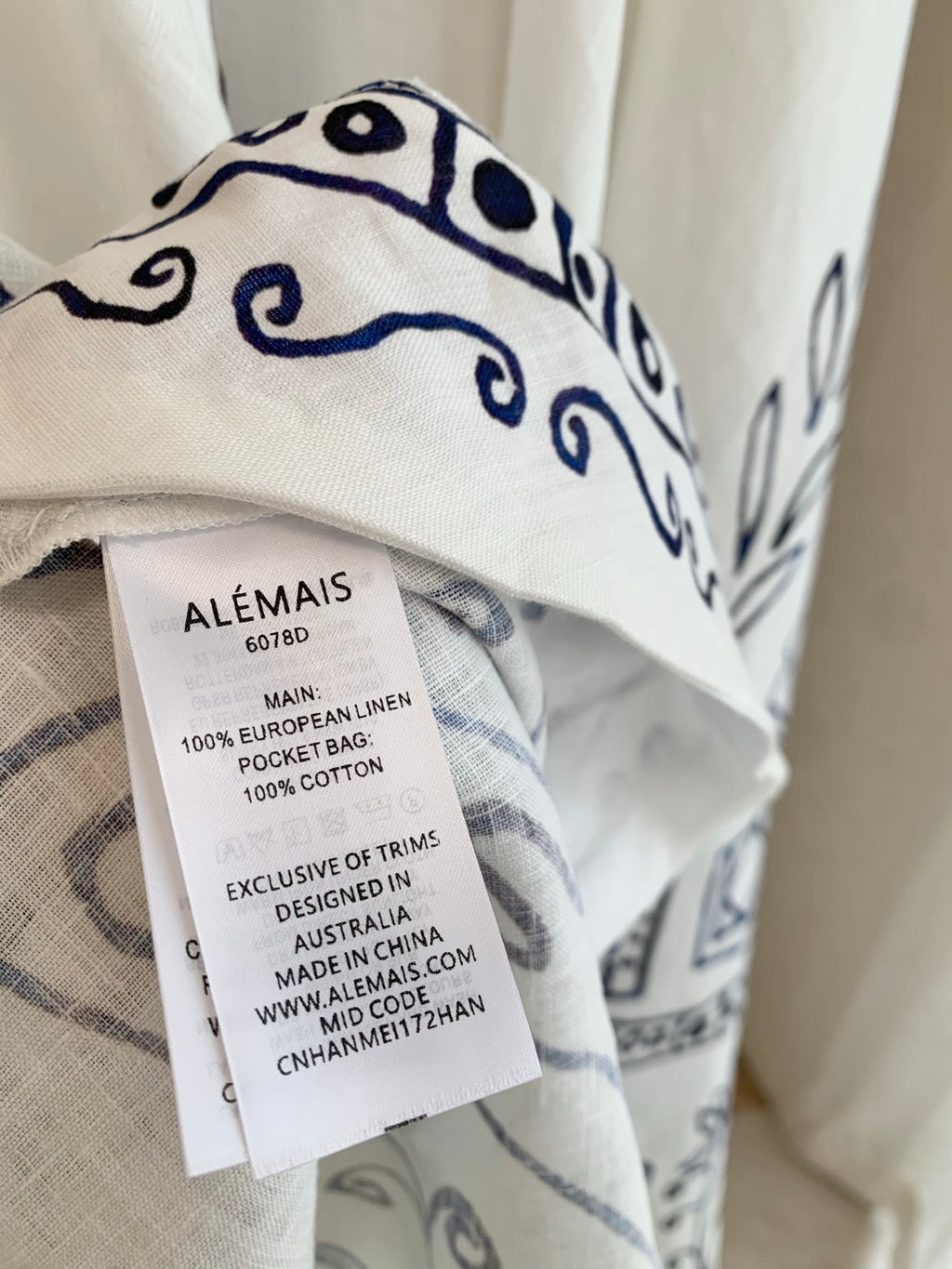 Floor-Length Linen Sundress with Tie Straps and Pockets