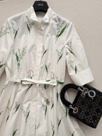 🆕 26SS Spring/Summer Lily of the Valley Shirt Dress 👗