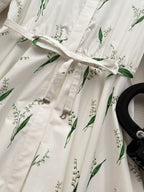 🆕 26SS Spring/Summer Lily of the Valley Shirt Dress 👗