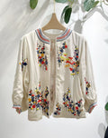 🆕 Floral Embroidered Jacket 🌸