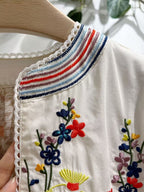 🆕 Floral Embroidered Jacket 🌸