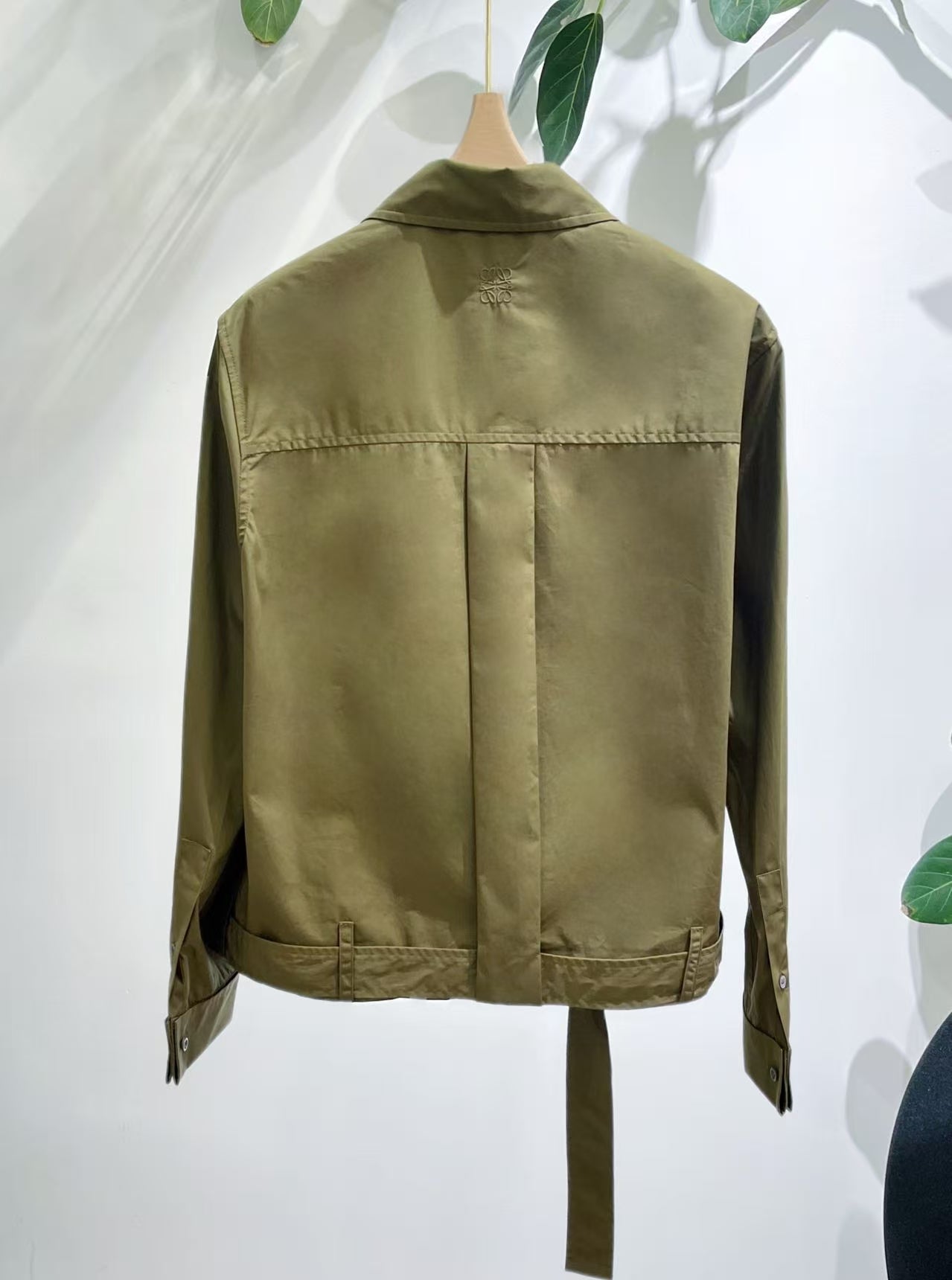 🆕 Olive Green Belted Shirt 🌿 – (Premium Quality )