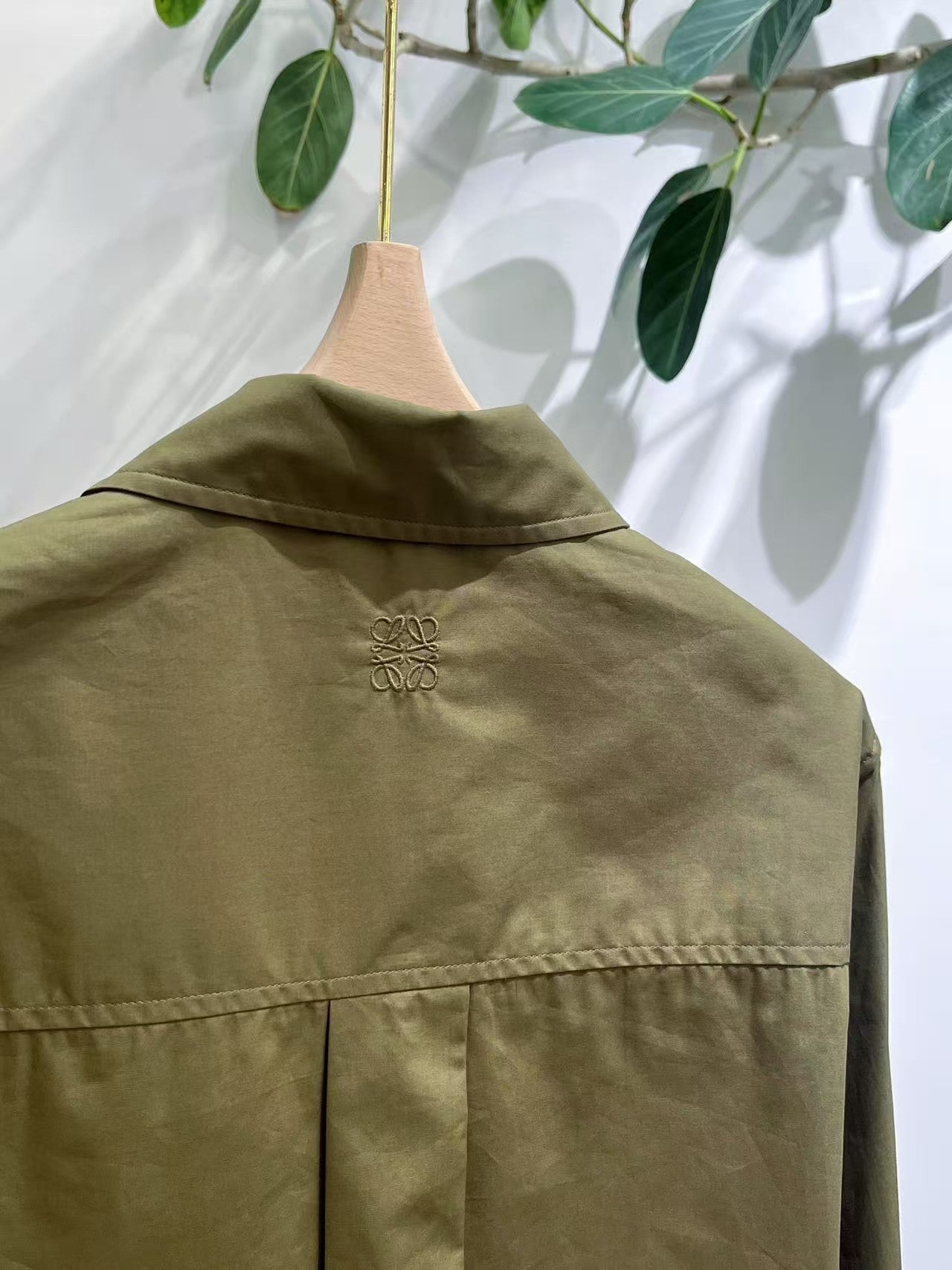 🆕 Olive Green Belted Shirt 🌿 – (Premium Quality )