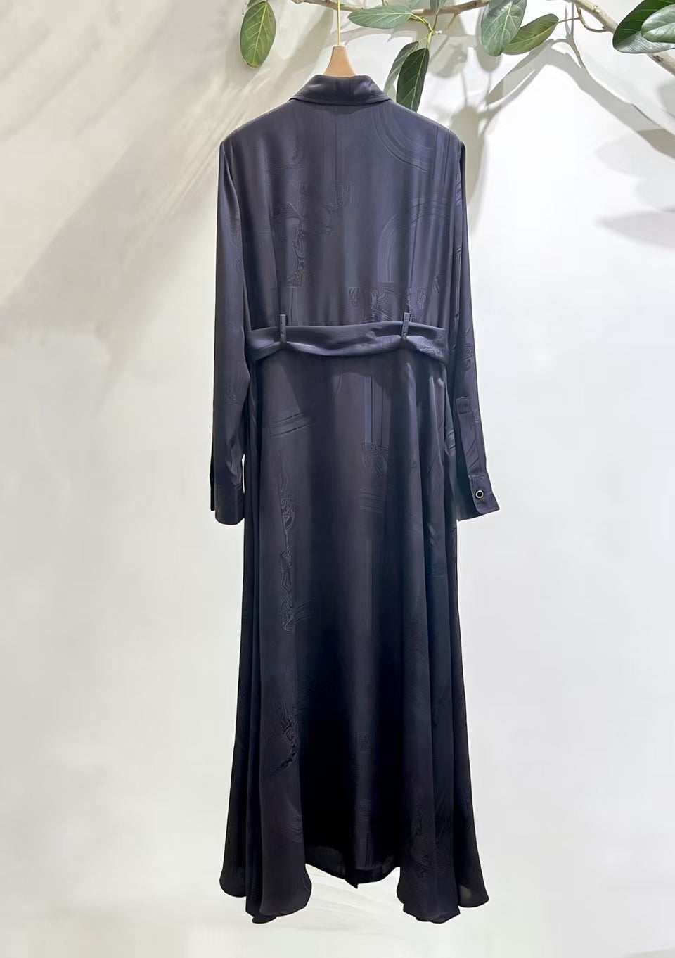 🆕Classic Woven Silk Dress – Luxurious Texture