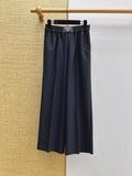 🆕 26SS Spring/Summer Leather-Look Straight-Leg Pants 🖤