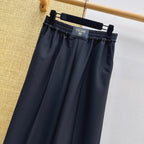 🆕 26SS Spring/Summer Leather-Look Straight-Leg Pants 🖤