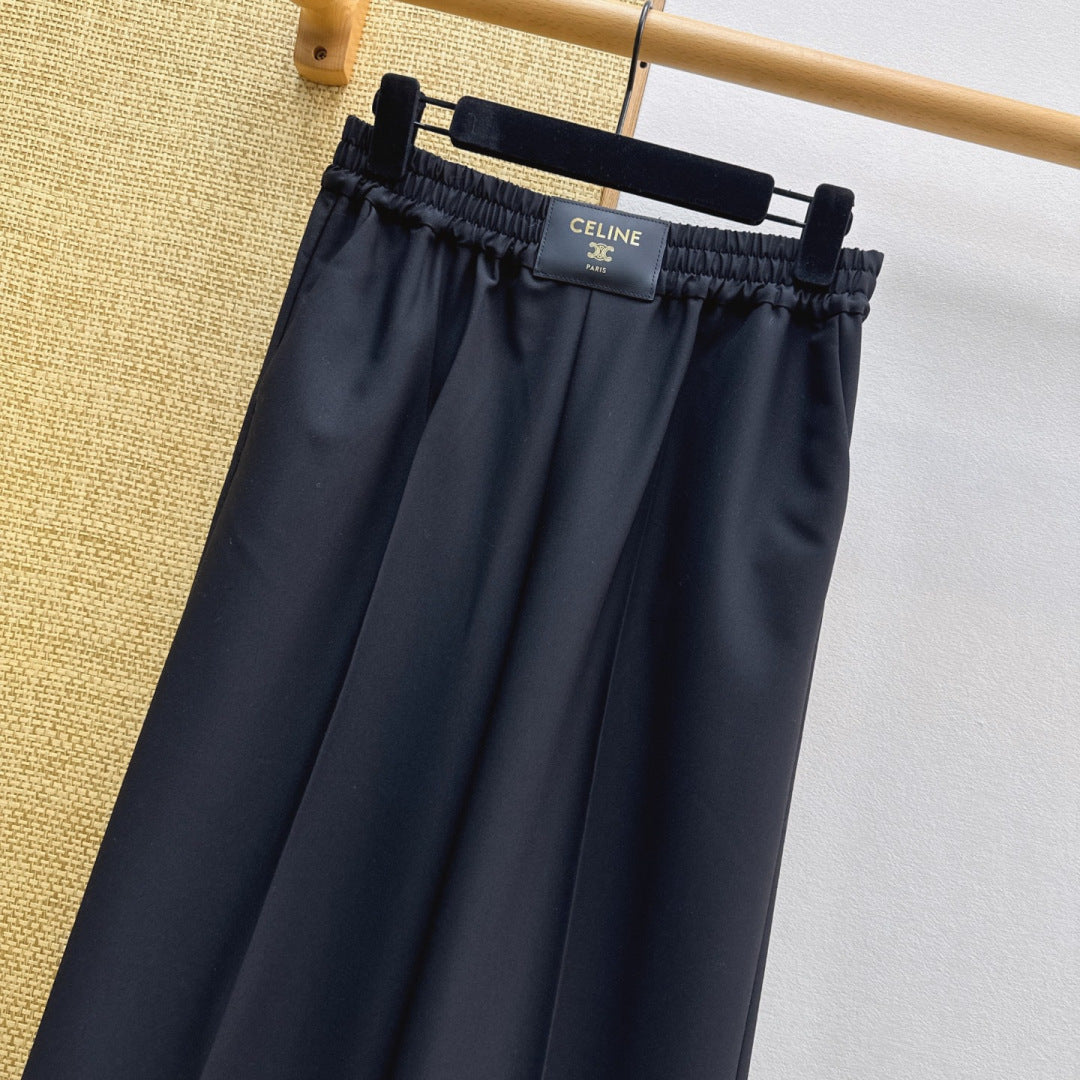 🆕 26SS Spring/Summer Leather-Look Straight-Leg Pants 🖤