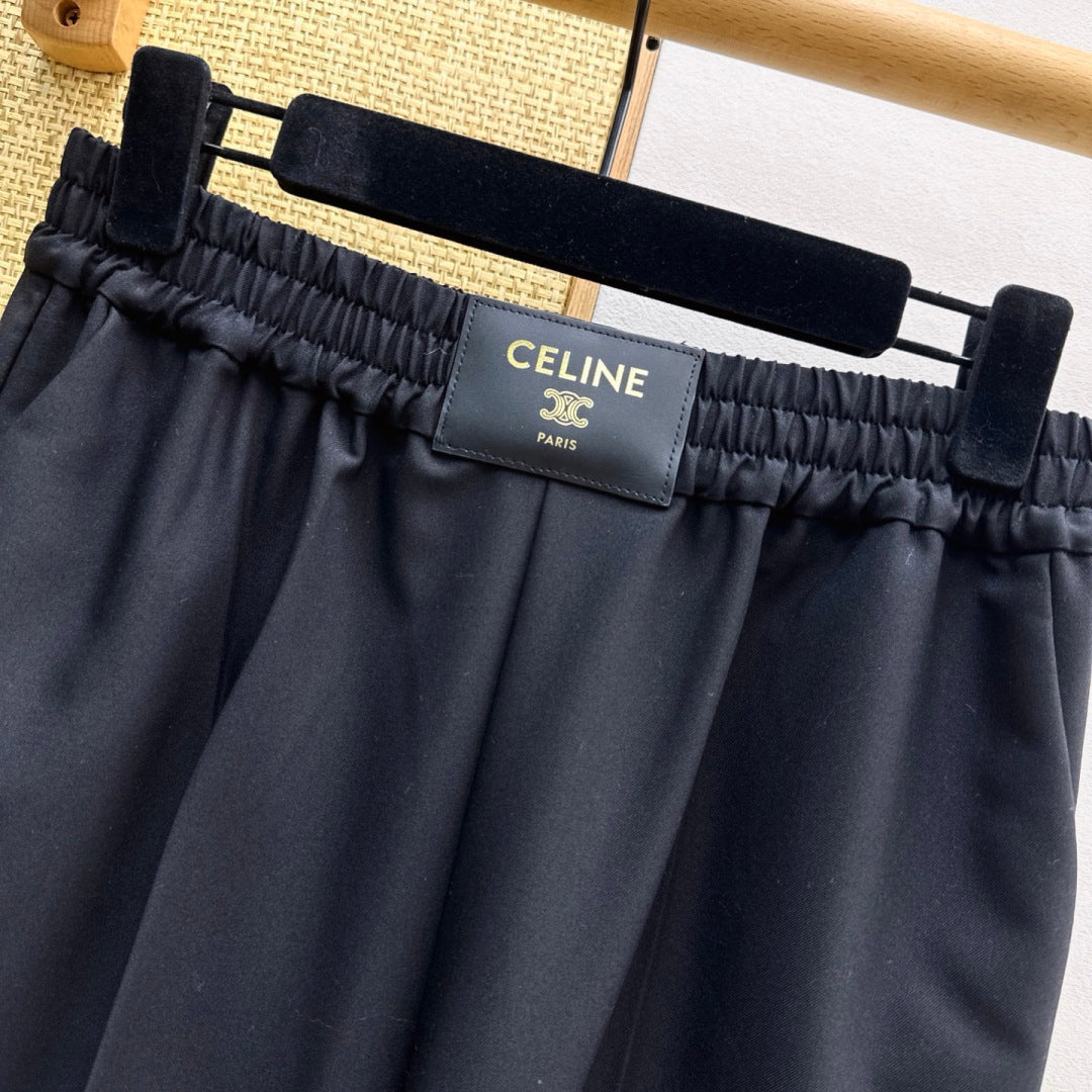 🆕 26SS Spring/Summer Leather-Look Straight-Leg Pants 🖤