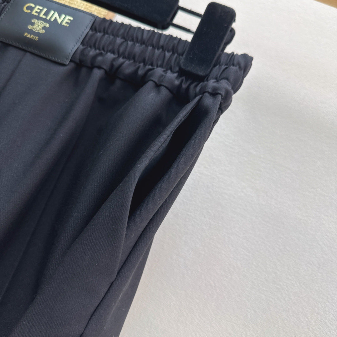 🆕 26SS Spring/Summer Leather-Look Straight-Leg Pants 🖤