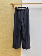 🆕 26SS Spring/Summer Leather-Look Straight-Leg Pants 🖤