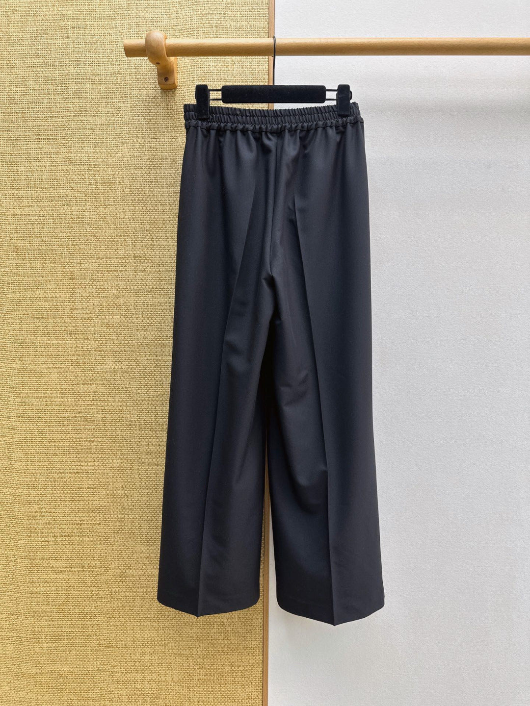 🆕 26SS Spring/Summer Leather-Look Straight-Leg Pants 🖤